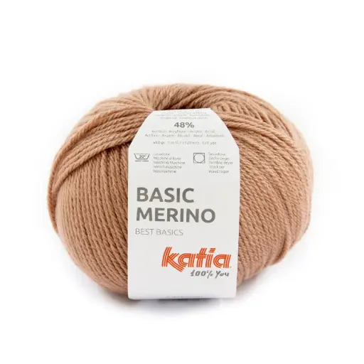 [BASIC88] Basic Mérino 88 Brun terre Laine Katia