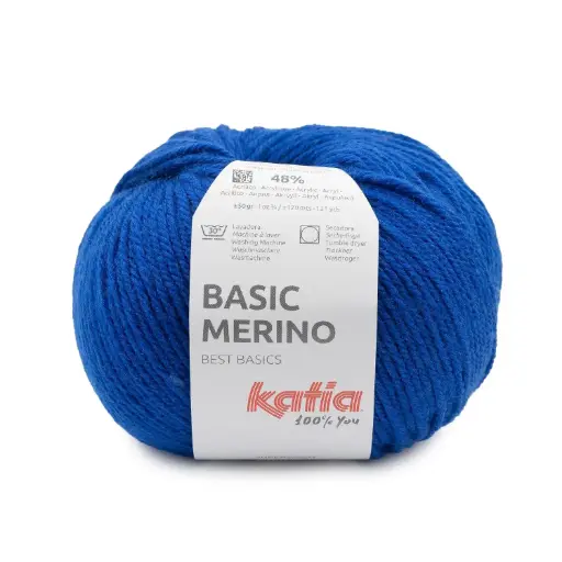 [BASIC94] Basic Mérino 94 Bleu outremer Laine Katia