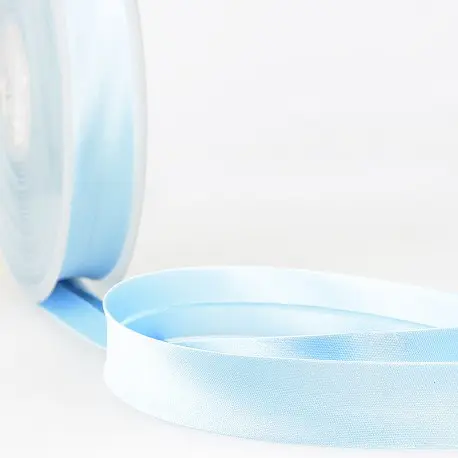 [S201103] Biais satin 20mm Bleu 3