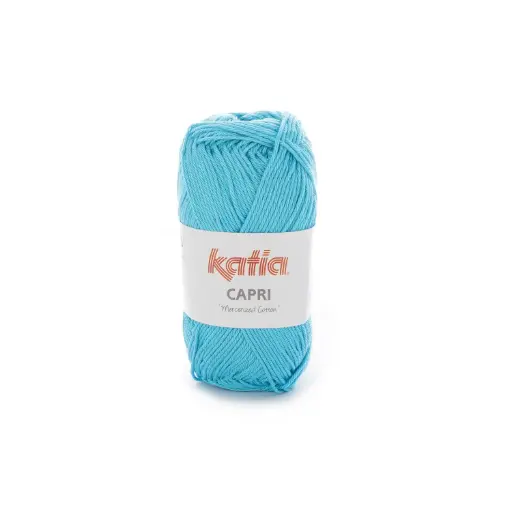[82101] Capri 100% Coton mercerisé Katia 82101 Turquoise