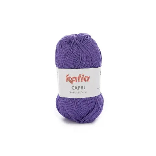 [82131] Capri 100% Coton mercerisé Katia 82131 Lilas foncé