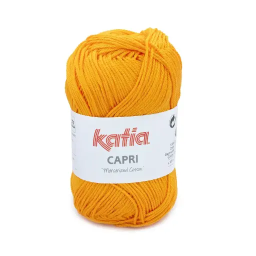 [82192] Capri 100% Coton mercerisé Katia 82192 Jaune melon