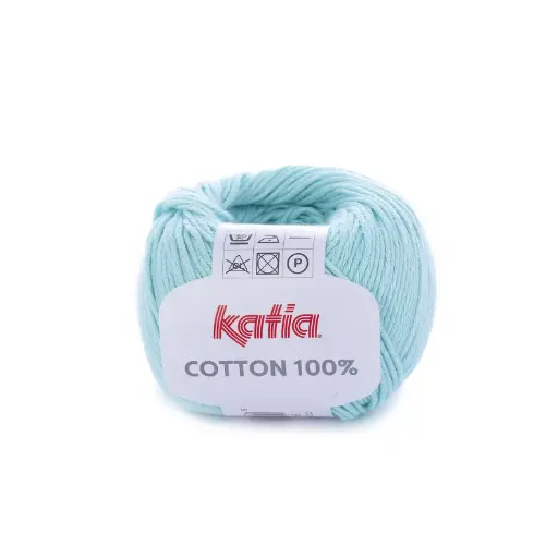 [COTTON10034] Cotton 100% Katia 34 vert Blanc