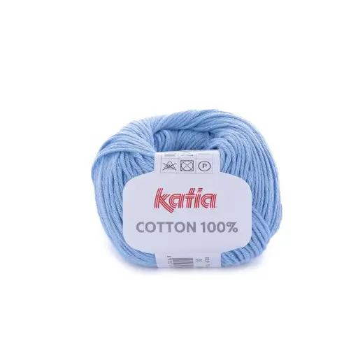 [COTTON10035] Cotton 100% Katia 35 Bleu 