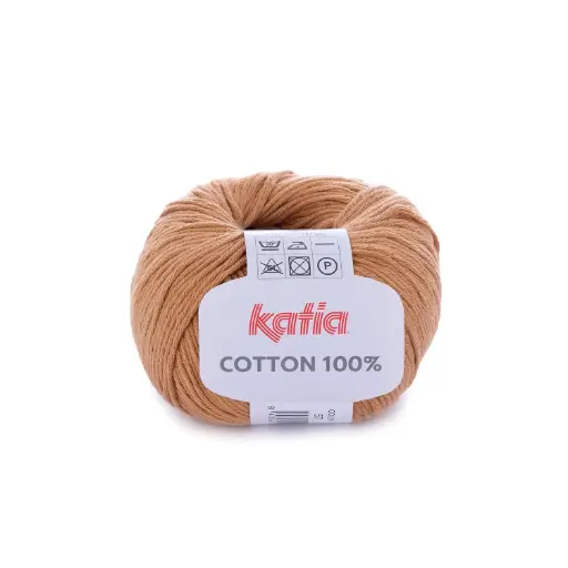 [COTTON10057] Cotton 100% Katia 57 Marron clair