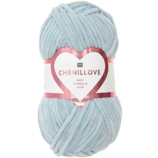 [383376.010] Creative Chenillove bleu clair 010 Rico design