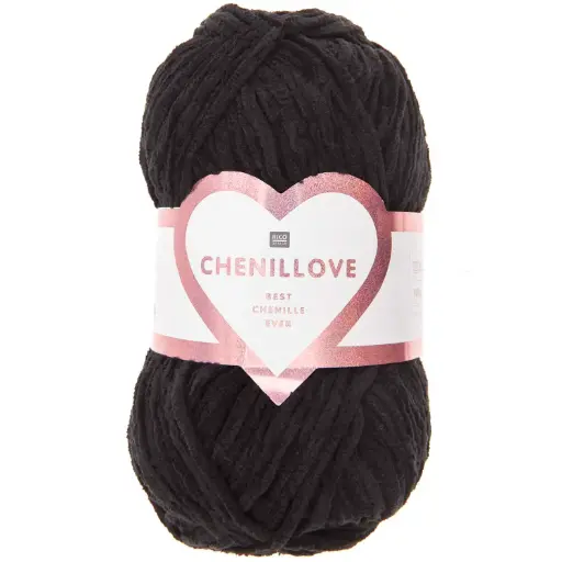 [383376.014] Creative Chenillove noir 014 Rico design
