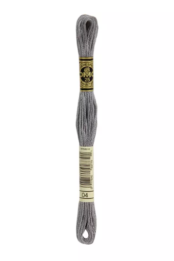 [117MC04] Fil à broder Mouliné Spécial DMC 04 Bitume mouillé 