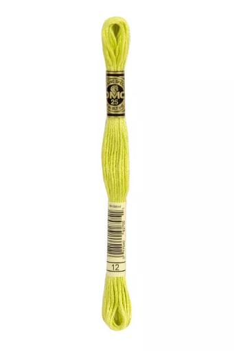 [117MC12] Fil à broder Mouliné Spécial DMC 12 Absinthe