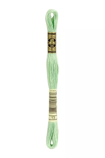 [117MC13] Fil à broder Mouliné Spécial DMC 13 Wasabi
