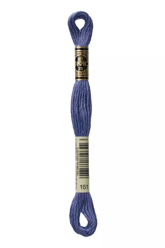[117MC161] Fil à broder Mouliné Spécial DMC 161 Cendre bleue