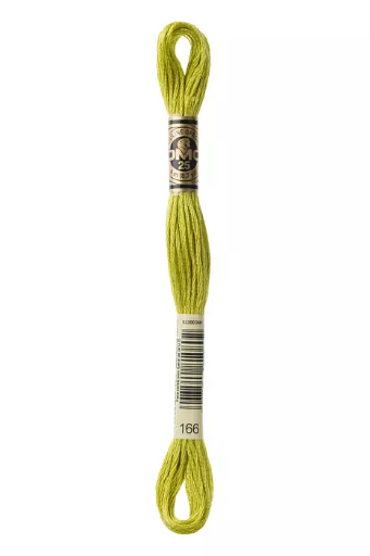 [117MC166] Fil à broder Mouliné Spécial DMC 166 Vert absinthe