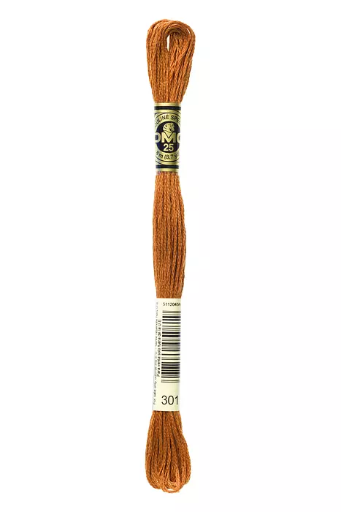 [117MC301] Fil à broder Mouliné Spécial DMC 301 Écureuil métallisé