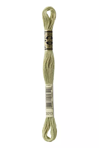 [117MC3013] Fil à broder Mouliné Spécial DMC 3013 Vert résine