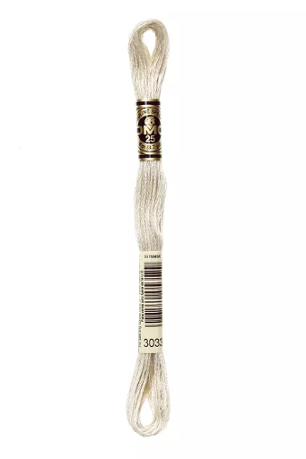 [117MC3033] Fil à broder Mouliné Spécial DMC 3033 Beige flanelle