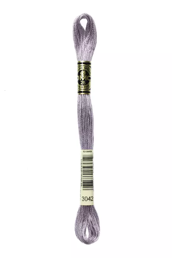[117MC3042] Fil à broder Mouliné Spécial DMC 3042  Cendre de rose