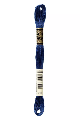 [117MC311] Fil à broder Mouliné Spécial DMC 311 Bleu polaire foncé