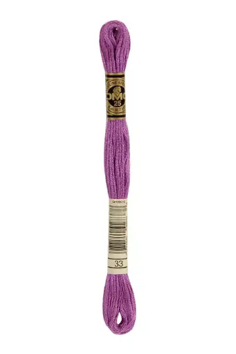 [117MC33] Fil à broder Mouliné Spécial DMC 33 Héliotrope