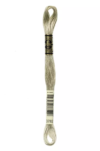 [117MC3782] Fil à broder Mouliné Spécial DMC 3782   Gingembre