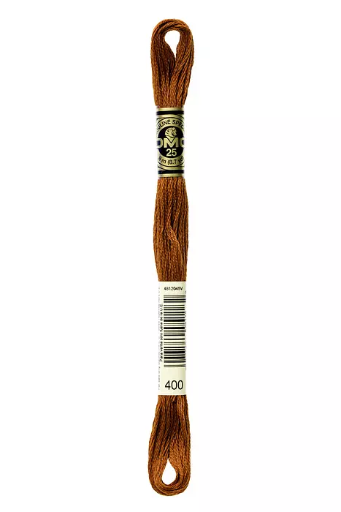 [117MC400] Fil à broder Mouliné Spécial DMC 400 Marron