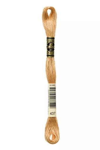 [117MC437] Fil à broder Mouliné Spécial DMC 437 Camel