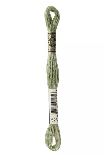 [117MC523] Fil à broder Mouliné Spécial DMC 523 Cendre verte