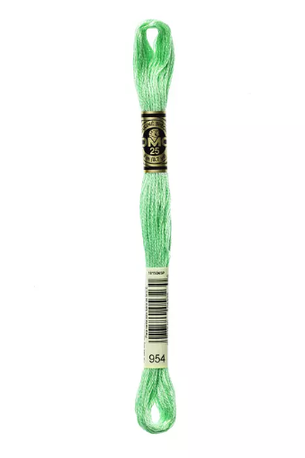 [117MC954] Fil à broder Mouliné Spécial DMC 954 Vert rizière