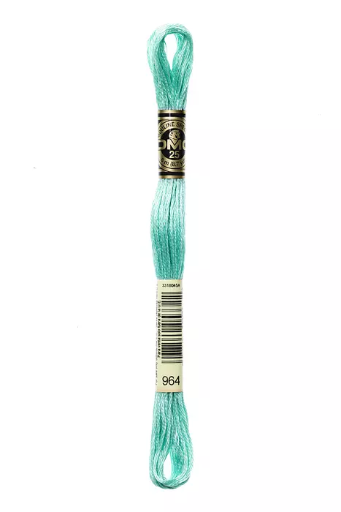 [117MC964] Fil à broder Mouliné Spécial DMC 964 Vert d eau