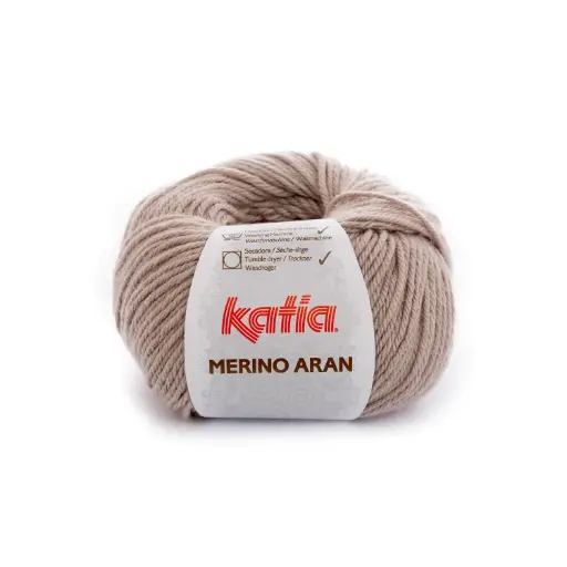 [ARAN9] Merino aran Laine Katia 9 Beige moyen