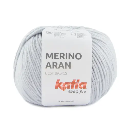 [ARAN98] Merino aran Laine Katia 98 Gris bleu