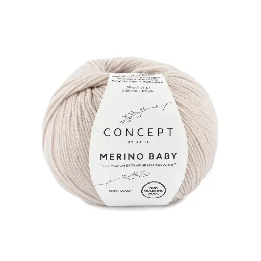 [MERINOBABY27] Mérino Baby 27 Beige Clair Laine Katia