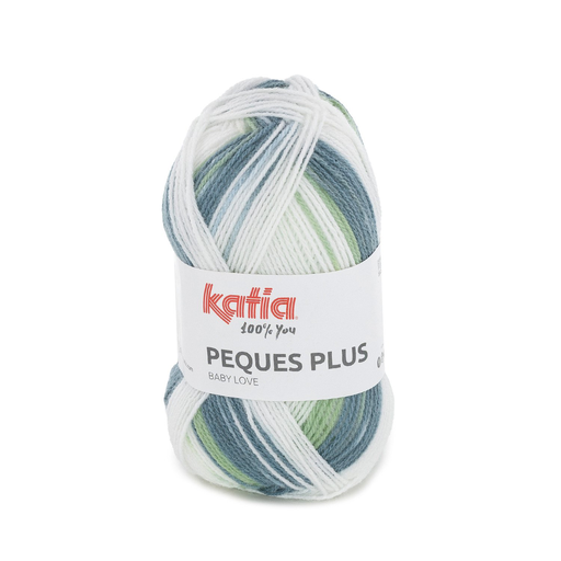 [pequesplus82] Peques plus Laine Katia 82 jeans vert menthe