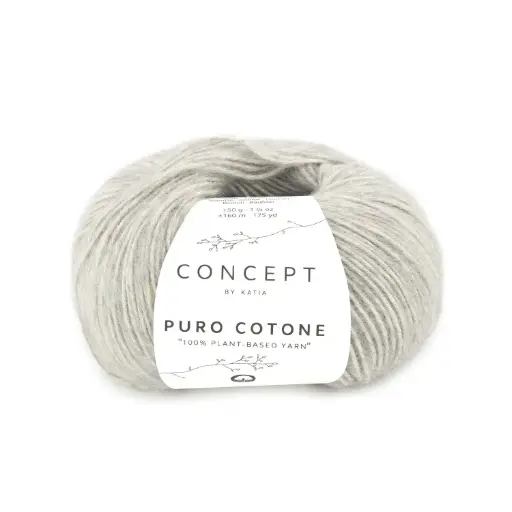[PURO53] Puro cotone Katia 53 gris clair