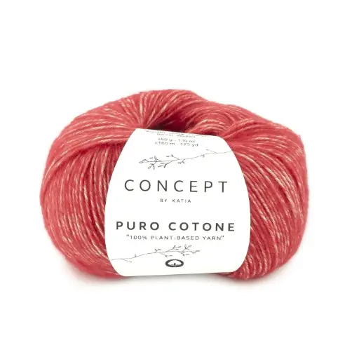 [PURO58] Puro cotone Katia 58 rouge