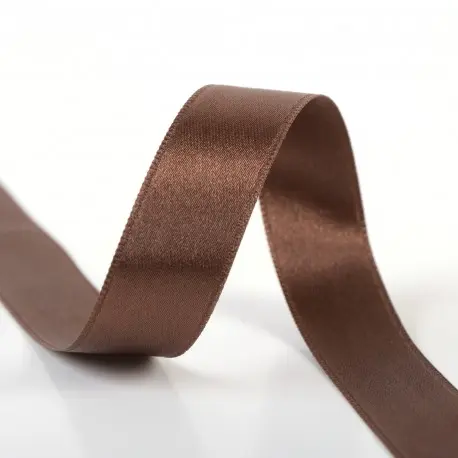 [S300660] Ruban satin double face 6 mm 60 chocolat