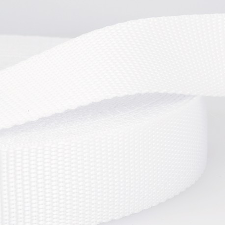 [S103301] Sangle 100% Polypropylène 30 mm 1 blanc