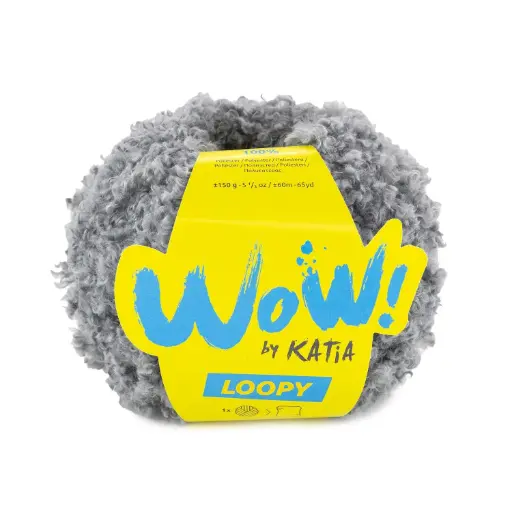 [wowloopy154] Wow loopy Laine Katia 154 gris moyen