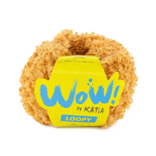 [LOOPY 158] Wow loopy Laine Katia 158 Moutarde