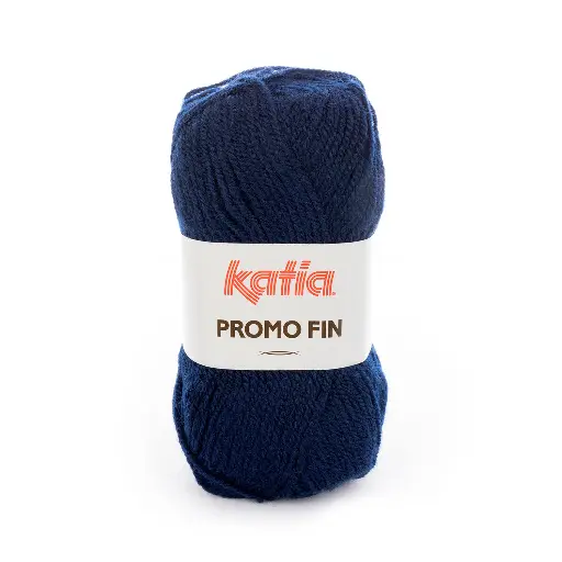 [PROMOFIN518] Promo Fin Laine Katia 518 Bleu foncé