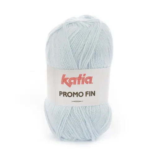 [PROMOFIN606] Promo Fin Laine Katia 606 Bleu ciel