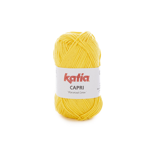 [82118] Capri 100% Coton mercerisé Katia 82118 jaune claire