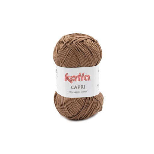 [82186] Capri 100% Coton mercerisé Katia 82186 Beige brun