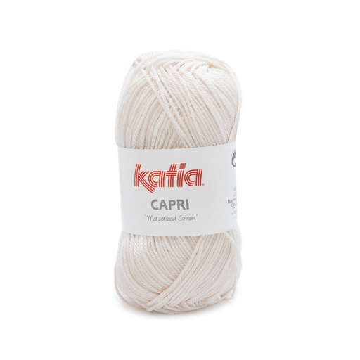 [82199] Capri 100% Coton mercerisé Katia 82199 Blanc rosé
