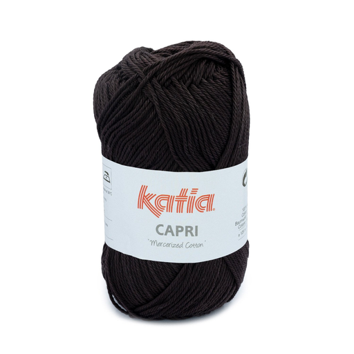 [82190] Capri 100% Coton mercerisé Katia 82190 brun noir