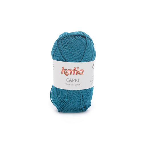 [82161] Capri 100% Coton mercerisé Katia 82161 Bleu vert