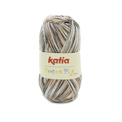 [PEQUES] Peques plus Laine Katia 102 - Vert-Beige-Écru-Mauve