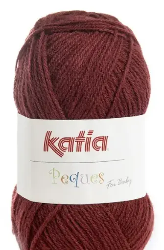 [84954] Peques Laine Katia 84954 bordeaux
