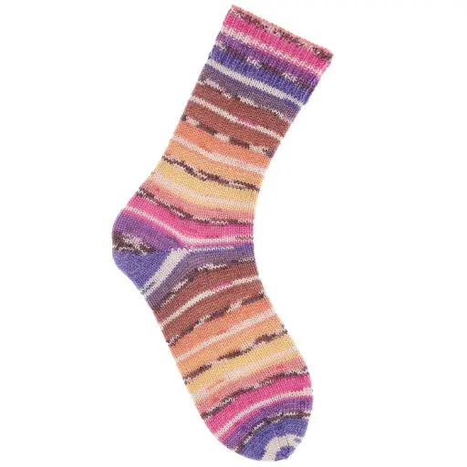 [383894.056] Fil pour chaussette Rico Superba Bamboo 4 fils rainbow candy 056