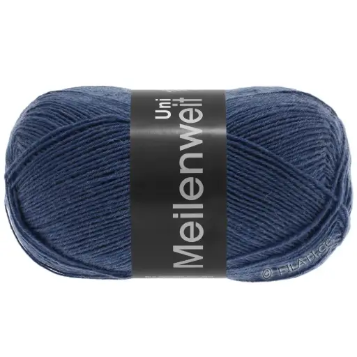 [LG1342] Meilenweit uni Bleu foncé 1342