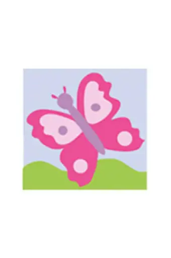 [C09N142K] Kit complet tapisserie DMC Papillon Rose